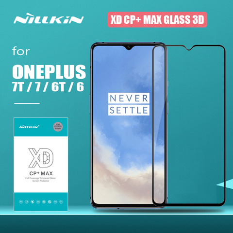 Para Oneplus T 7 7 6T 6 Nillkin H/H + PRO/XD CP + completa de la cubierta de Protector de pantalla de vidrio templado para el Oneplus T 7 7 6T 6 película de vidrio ► Foto 1/6