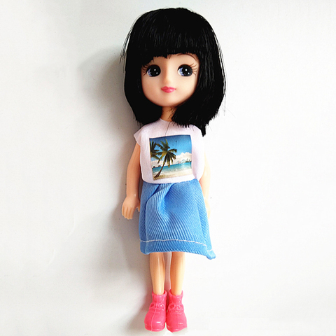 Mini muñeca de princesa para niñas, accesorios de juguete, 15cm ► Foto 1/6