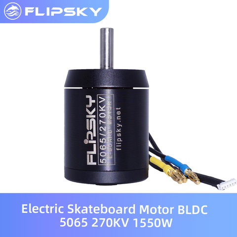 Flipsky Motor de patineta eléctrica BLDC 5065 270KV 1550W sin escobillas Motor Sensored para Scooter eléctrico/Skateboard DIY ► Foto 1/6
