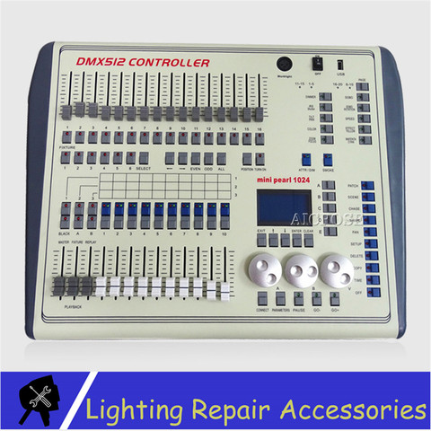 Consola DMX 1024, mando para iluminación de escenario, DMX 512, equipo de control de DJ, consola estándar internacional 192/384 ► Foto 1/6