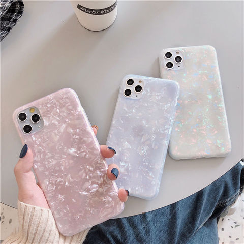 Brillo sueño Shell caso para iPhone 11 11 Pro Max XR XS Max X XS 8 7 6 6S Plus suave IMD funda de silicona para iPhone 11 Pro ► Foto 1/6