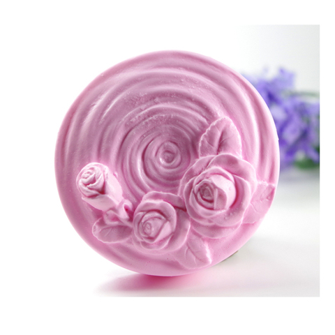 Molde de silicona 3D hecho a mano para hacer jabón de rosas, molde de resina para Fondant, molde de decoración de pasteles, herramientas para hacer jabón ► Foto 1/2