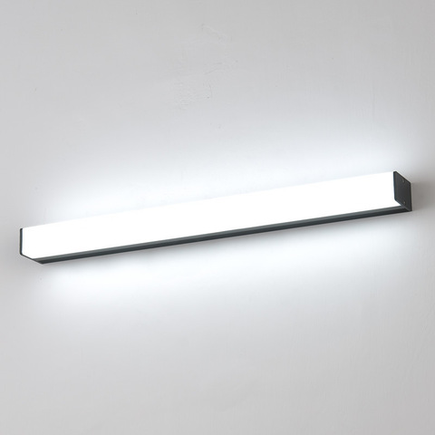 Lámpara LED de pared de 30cm, 40cm, 50cm, luz para espejo de baño, decoración para interiores, hogar, Hotel, tiras largas superbrillantes de acrílico, luz para espejo de pared ► Foto 1/6