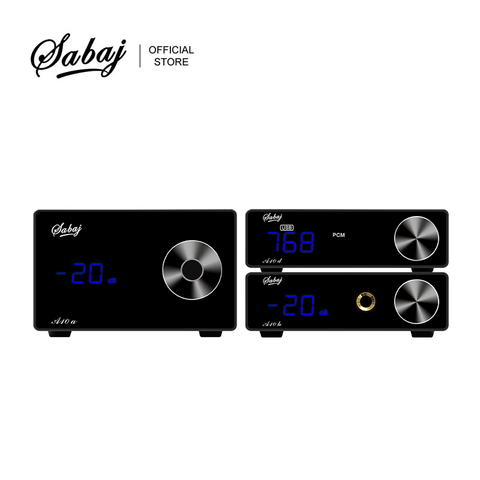Sabaj-Amplificador de potencia Digital A10, conjunto de Audio HIFI DAC A10d + A10a +, amplificador de auriculares A10h de escritorio con Control remoto ► Foto 1/6