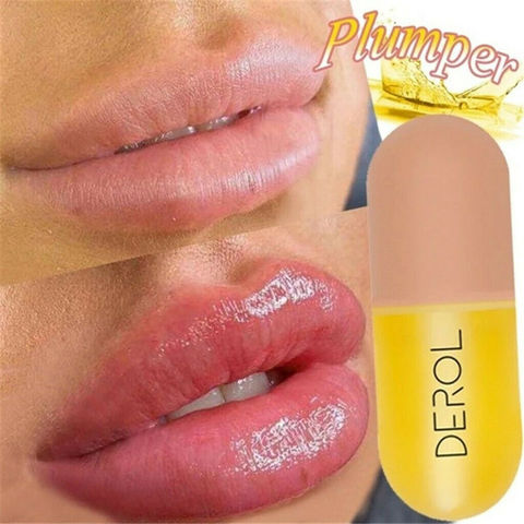 Volumizador instantáneo de labios carnosos, 5ml, brillo, reducción de líneas finas, aceite SÉRUM, máscara de maquillaje humectante, cuidado labial, esencia regordeta ► Foto 1/6