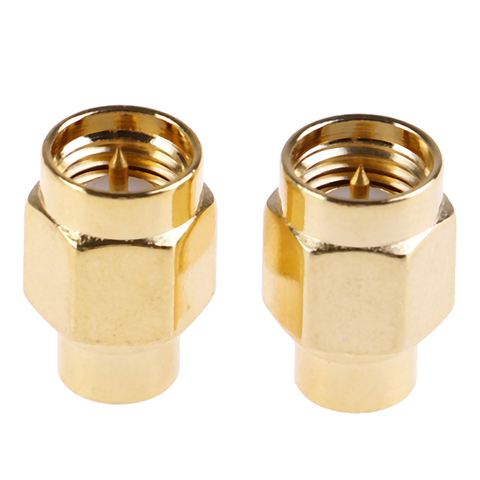 2 uds. De conectores chapados en oro, 2W, 6GHz, 50 ohm, SMA macho, RF, Coaxial, carga ficticia de terminación, accesorios ► Foto 1/6