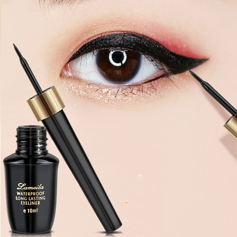 1 ud. Nuevo maquillaje de belleza cosmético negro delineador de ojos impermeable de larga duración delineador líquido para ojos lápiz herramienta de maquillaje de belleza Set ► Foto 1/6