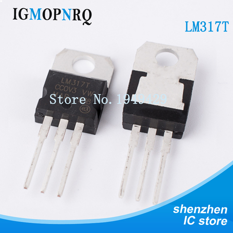 Envío gratis 10 unids/lote LM317 LM317T TO-220 chip ajustable tres terminales regulador auténtico original ► Foto 1/2