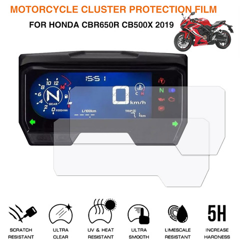 Tablero de la Velocímetro pantalla Rasgu Película Protectora Para Honda CBR650R CB500X 2022 ► Foto 1/6