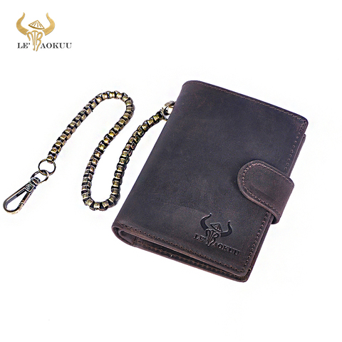 Gran oferta 2022, Cartera de piel de gran calidad a la moda para hombre, estuche protector para tarjetas de visita, cartera Vertical a presión, monedero de diseño para hombre 515-b ► Foto 1/6