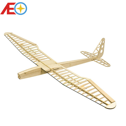 Sunbird de planeador de corte láser Balsa Kit 1600mm Balsawood modelo de avión juguetes RC dureza modelo de madera/madera avión ► Foto 1/6