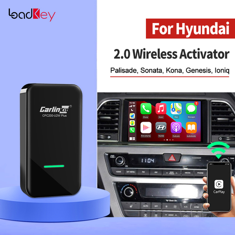 LoadKey & Carlinkit 2.0 CarPlay Android inalámbrico Auto activador para Hyundai Palisade Sonata kona Ioniq Azera inteligente Dongle USB ► Foto 1/6