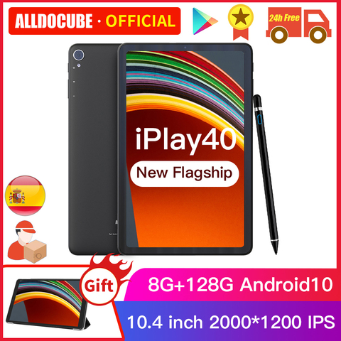 ALLDOCUBE iPlay40 10,4 pulgadas 2K FHD 2000*1200 8GB RAM 128GB ROM Android 10 T618 CPU LTE teléfono 5G WiFi iPlay 40 ► Foto 1/6