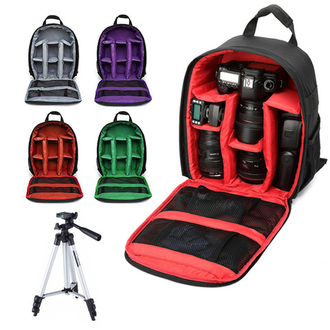 Bolsa para guardar cámara digital, mochila pequeña para cámara de vídeo y foto para Nikon, Canon, Sony, impermeable, a prueba de golpes, transpirable ► Foto 1/6