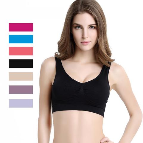 De talla grande sin costura ropa interior Mujer ropa interior sujetador sin tirantes pecho push up shaper genie bra Spor t esculpir el cuerpo chaleco pecho de shapewear ► Foto 1/6