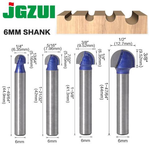 Juego de brocas de enrutador profesional, vástago de 6mm, Bola de nivel nasal, caja de envoltura redonda, carburo sólido CNC, Radius Core, broca de fresado, 1 Uds. ► Foto 1/6