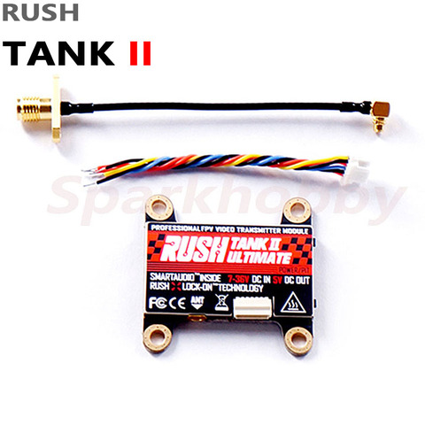 Nueva fiebre tanque II 5,8G final VTX PIT/25-800mW 2-8S 48CH Raceband integrado Transmitterfor RC FPV carreras de estilo libre ► Foto 1/6