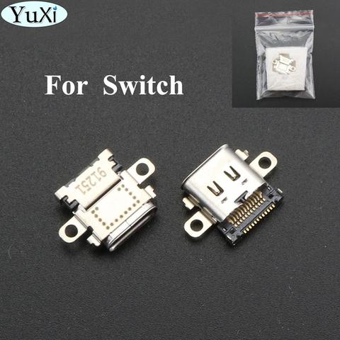 YuXi-conector USB tipo C para consola Nintendo Switch NS, puerto de carga de repuesto, 1 Uds., nuevo ► Foto 1/6