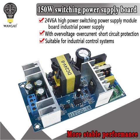 Módulo de fuente de alimentación CA 110V 220V a CC 24V 6A AC-DC, placa de alimentación conmutada, promoción ► Foto 1/6