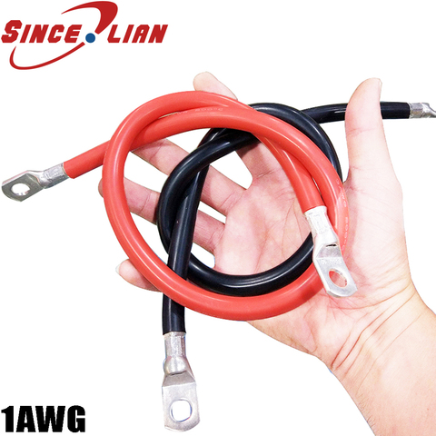 1AWG Cable de alimentación Cable de conexión cable de alta potencia del inversor de la batería Cable de batería de coche cable de extensión ► Foto 1/5