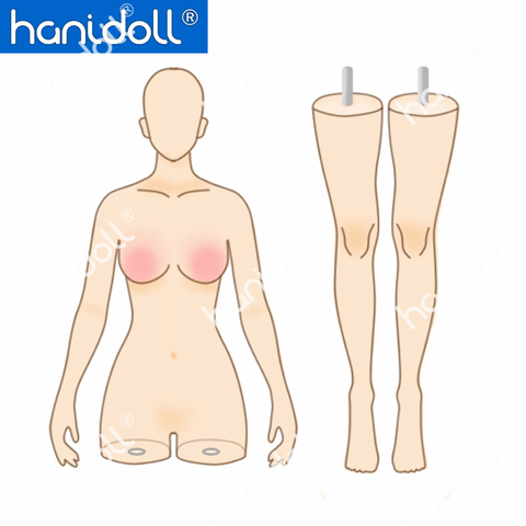 Hanidoll, función desmontable para muñeca sexual, por favor, compra con muñeca sexual ► Foto 1/1