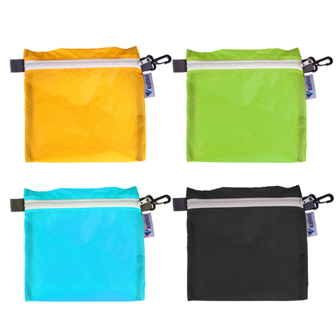 Al aire libre bolsa natación impermeable bolsa para Camping de senderismo con gancho cremallera bolsa de almacenamiento ultraligero 4 colores bolsa de bolsillo ► Foto 1/6