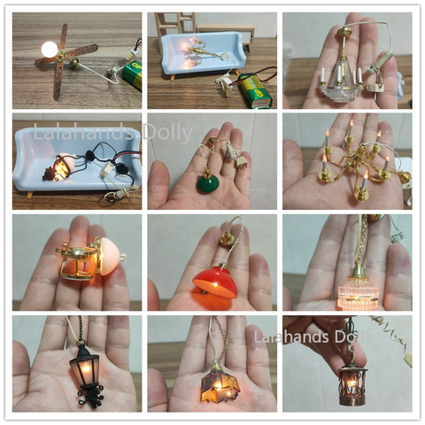 Mini casa de muñecas de araña brillante, accesorios de decoración para casa de muñecas, muebles, juguetes, 1 Uds., 1:12 ► Foto 1/6