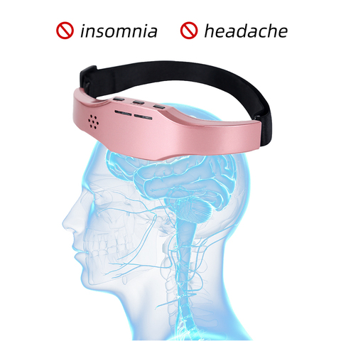 Masajeador de cabeza inalámbrico portátil y recargable, instrumento para dormir, masaje a través de acupuntura, fisioterapia, insomnio ► Foto 1/6