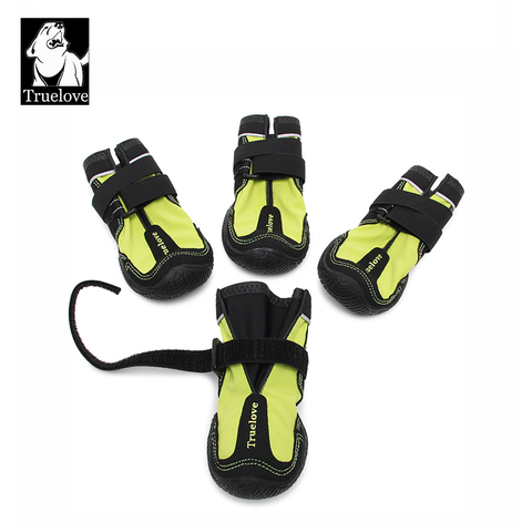 Truelove-botas impermeables para mascotas, zapatos con suela antideslizante resistente y reflectante, 4 Uds., TLS4861 ► Foto 1/6