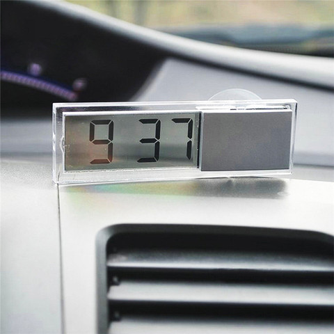 Reloj electrónico de alta calidad para coche, dispositivo de succión con pantalla LCD Digital, preciso, portátil, a la moda, para motocicleta ► Foto 1/6