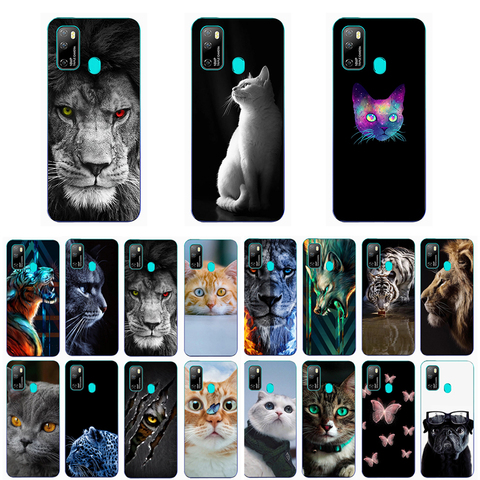 Ulefone-funda de silicona para Ulefone Note 9 P, protector de 6,52 pulgadas con diseño de gato, Animal, TPU, para ulefone Note 9 P ► Foto 1/6