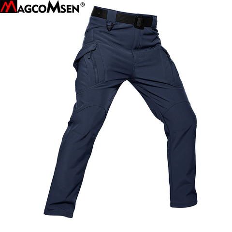 MAGCOMSEN Tactical Softshell pantalones hombres Invierno Polar caliente estilo militar Camo Combat Pantalones Cargo pantalones masculinos AG-capas -52 ► Foto 1/6
