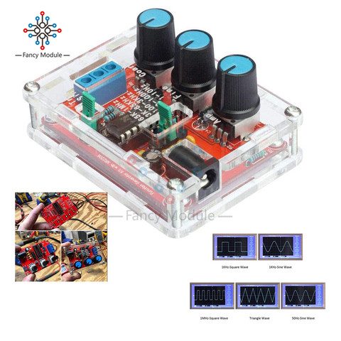 Generador de funciones XR2206, sintetizador, frecuencia dds, Pwm, función de pulso, generador de señal, 1HZ-1MHZ, sinusoidal ajustable, triángulo, cuadrado ► Foto 1/6