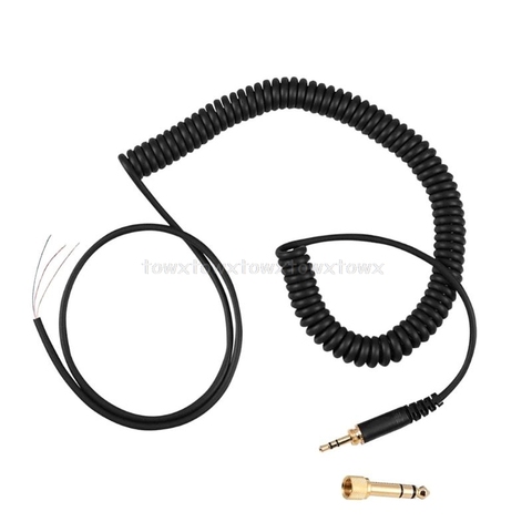 Reemplazo de primavera Cable enchufe de Cable para Beyerdynamic DT 770 770Pro 990 990Pro auriculares accesorios O11 19 Dropship ► Foto 1/6