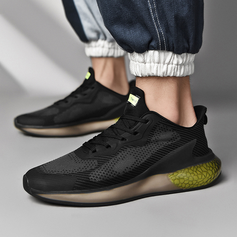SENTA-Zapatillas de correr para Hombre, deportivas de malla transpirable para exteriores, calzado para trotar, Zapatillas deportivas ► Foto 1/6