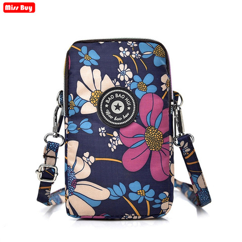 Bolso Universal para teléfono móvil, cartera para Samsung/iPhone/Huawei/Xiaomi, bolso de hombro para brazo al aire libre, Mini bolso de mano de bolsillo ► Foto 1/6