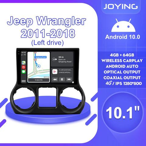 Disfrutando 10 pulgadas IPS Android coche Radio Estéreo unidad GPS Central Multimedia HD 1280*800 Carplay para JEEP WRANGLER 2011, 2022 ► Foto 1/1