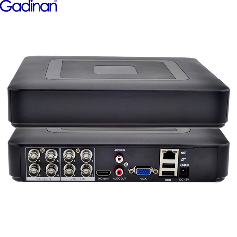 Gadinan-grabador de vídeo digital 5 en 1 para videovigilancia, grabador DVR híbrido H.265 con 4 canales, 8 canales, 5MP, AHD, TVI, CVI, cámara analógica IP, Onvif ► Foto 1/6