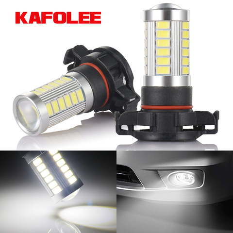 GZKAFOLEE 5201, 5202 LED bombillas de luz antiniebla Xtreme Super brillante 12V LED PS19W 12085 PS24W de 600LM 6000K 3000K ámbar ► Foto 1/6