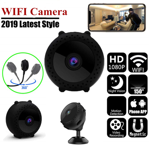 2022 nuevo Wifi Mini cámara visión nocturna 1080P bebé Monitor vigilancia inalámbrica seguridad hogar P2P Mini cámara WiFi ► Foto 1/1