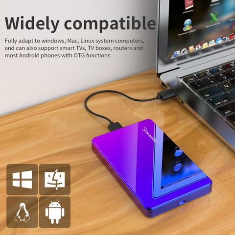 Disco duro externo HDD de 2,5 pulgadas, 1tb/2tb, USB3.0, almacenamiento adecuado para PC, Mac, tableta, Xbox, PS4 ► Foto 1/6