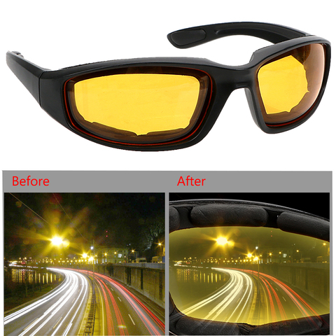 Gafas de visión nocturna para coche, lentes de sol con protección UV antideslumbrantes, para conductores de visión nocturna, Motocross ► Foto 1/6