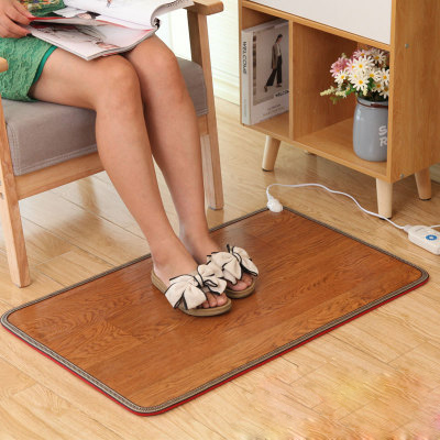 Alfombrilla de pie eléctrica para calefacción de oficina, almohadilla de calefacción para invierno, termostato de pies, manta eléctrica, herramientas para calentar el cuerpo, 50x30 ► Foto 1/6