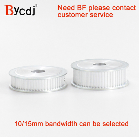 BYCDJ-polea de sincronización de 60 dientes HTD 3M, 8/10/12/14/15/17/18/20mm de ancho, 10/15mm, AF/BF, correa síncrona de aluminio HTD3M 60 T ► Foto 1/4