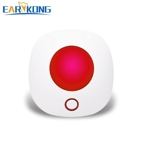 Earykong-alarma estroboscópico inalámbrico de 433MHz, sirena de sonido y luz, 100dB, para PG103 / W2B / W123 / G4 / G50 / PG105 / PG106 ► Foto 1/6