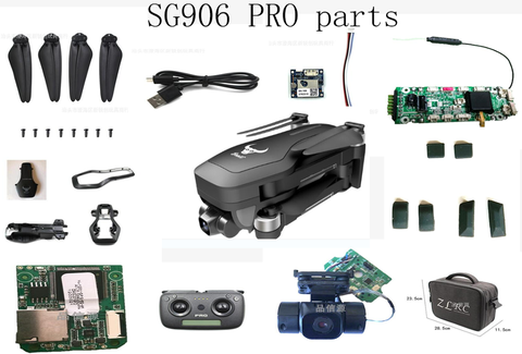 SG906PRO SG906PRO2 x7pro Drone piezas de repuesto de cuadricóptero motor brazo conjunto hojas shell cuerpo módulo GPS recibir Junta de control de la cámara ► Foto 1/3