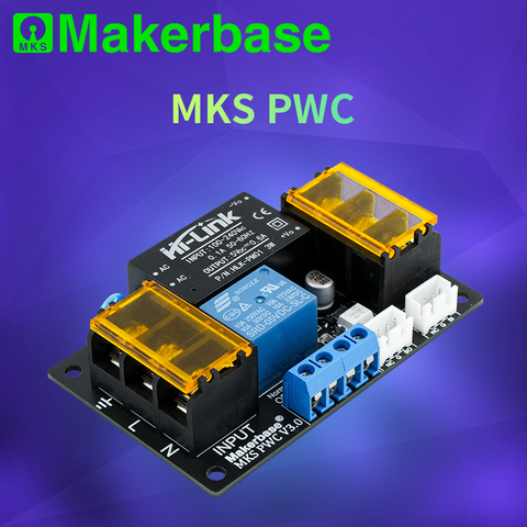 Makerbase-control de potencia MKS PWC, apagado automático, módulo de reproducción continuo, apagado automático, detección de potencia, piezas de impresora 3D ► Foto 1/6