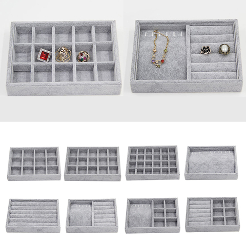 Organizador de caja de exposición de inserción de cajón de bandeja de joyería para pulsera de collar ► Foto 1/6