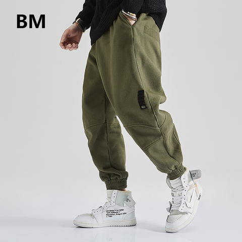 2022 Streetwear de alta calidad Harajuku Pantalón deportivo Casual Hombre ajustadas coreanas pantalón Hip Hop pantalones ropa de moda de los hombres ► Foto 1/5