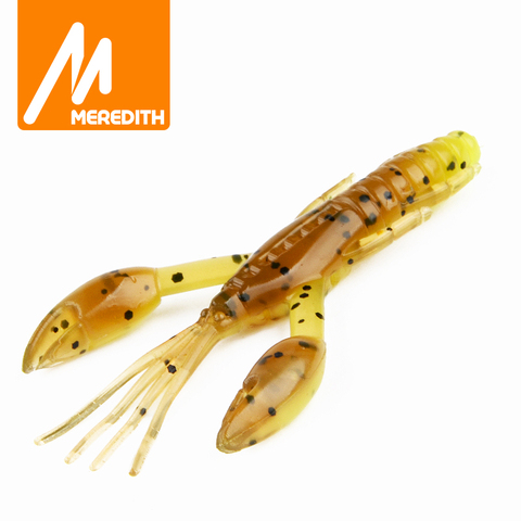 MEREDITH 5cm 2g 20 piezas DoliveCraw Señuelos de Pesca jarras señuelo suave de langostino de cebo de pesca de Wobblers bajo señuelos de silicona suave ► Foto 1/6